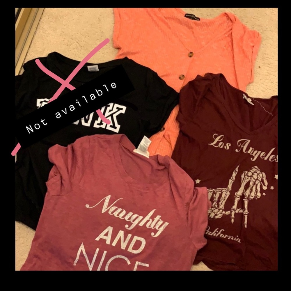 Large tshirts price OBO